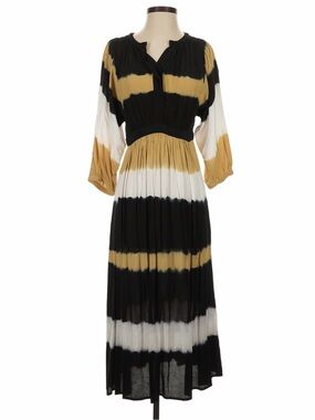 BA&SH tie dye stripe midi dress